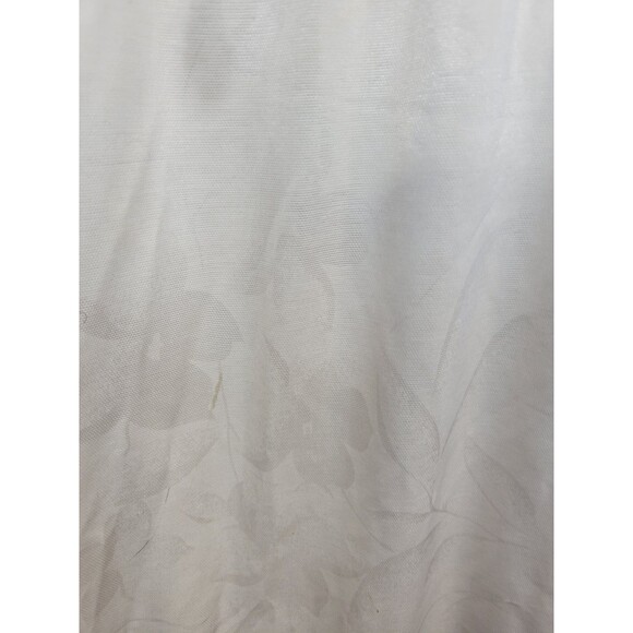 VINTAGE Beige NYLON W/ LACE TRIM HALF SLIP MADE IN USA SIZE M - Picture 10 of 10